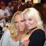 Nicki Hunter and Veronica Vaughn at AEE